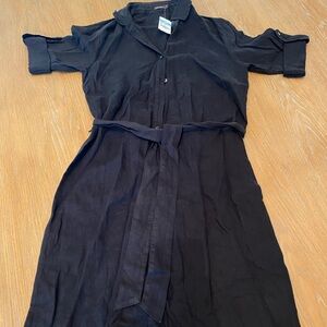 Black XS linen dress